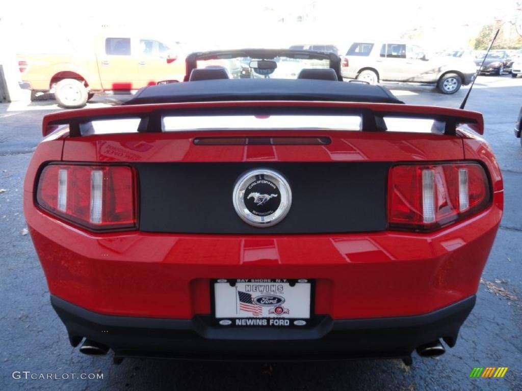 2011 Mustang GT/CS California Special Convertible - Race Red / Charcoal Black photo #15