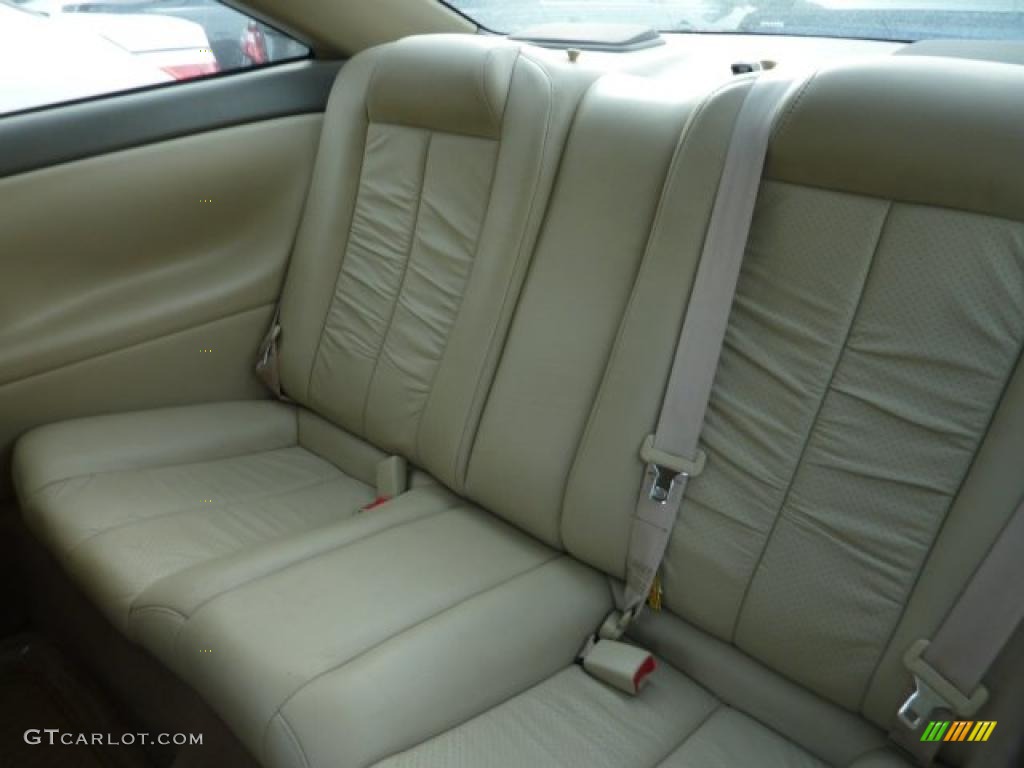 Ivory Interior 2001 Toyota Solara SLE V6 Coupe Photo #43439226