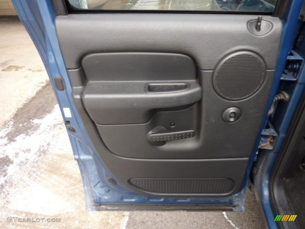 2003 Ram 1500 SLT Quad Cab 4x4 - Atlantic Blue Pearl / Dark Slate Gray photo #17