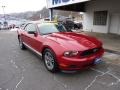 2011 Red Candy Metallic Ford Mustang V6 Premium Convertible  photo #3