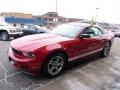 2011 Red Candy Metallic Ford Mustang V6 Premium Convertible  photo #5