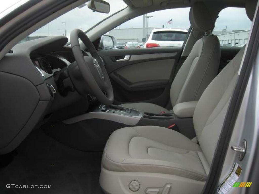 Light Gray Interior 2011 Audi A4 2.0T quattro Sedan Photo #43446124