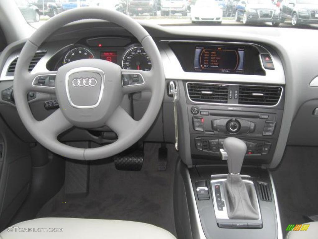 2011 A4 2.0T quattro Sedan - Ice Silver Metallic / Light Gray photo #6