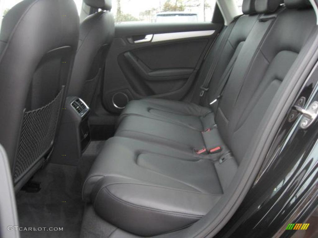 Black Interior 2011 Audi A4 2.0T Sedan Photo #43446264