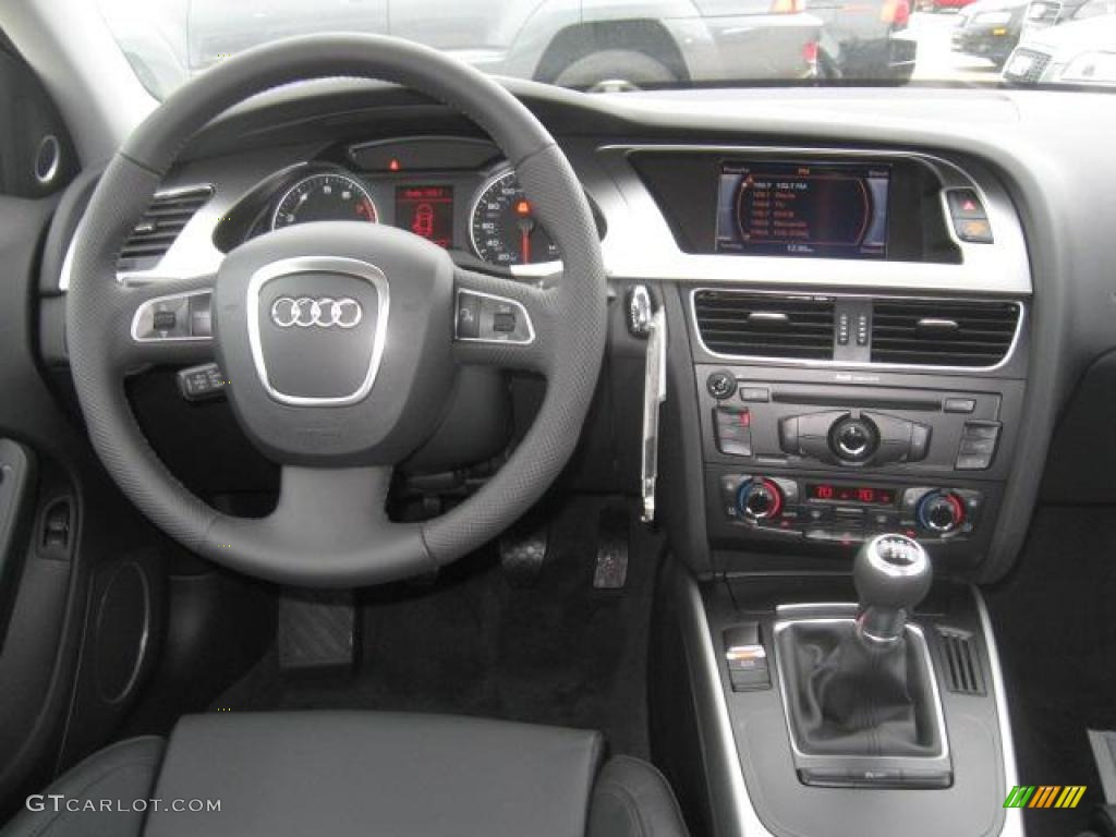 2011 Audi A4 2.0T quattro Sedan Black Dashboard Photo #43446394