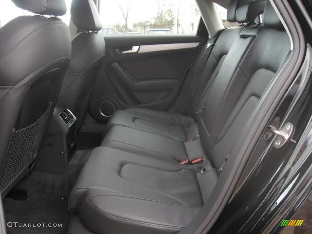 Black Interior 2011 Audi A4 2.0T quattro Sedan Photo #43446410