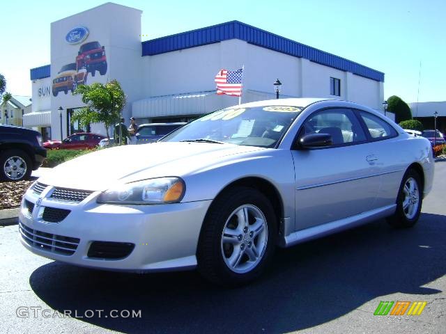 2003 Stratus SXT Coupe - Bright Silver Metallic / Sandstone photo #7