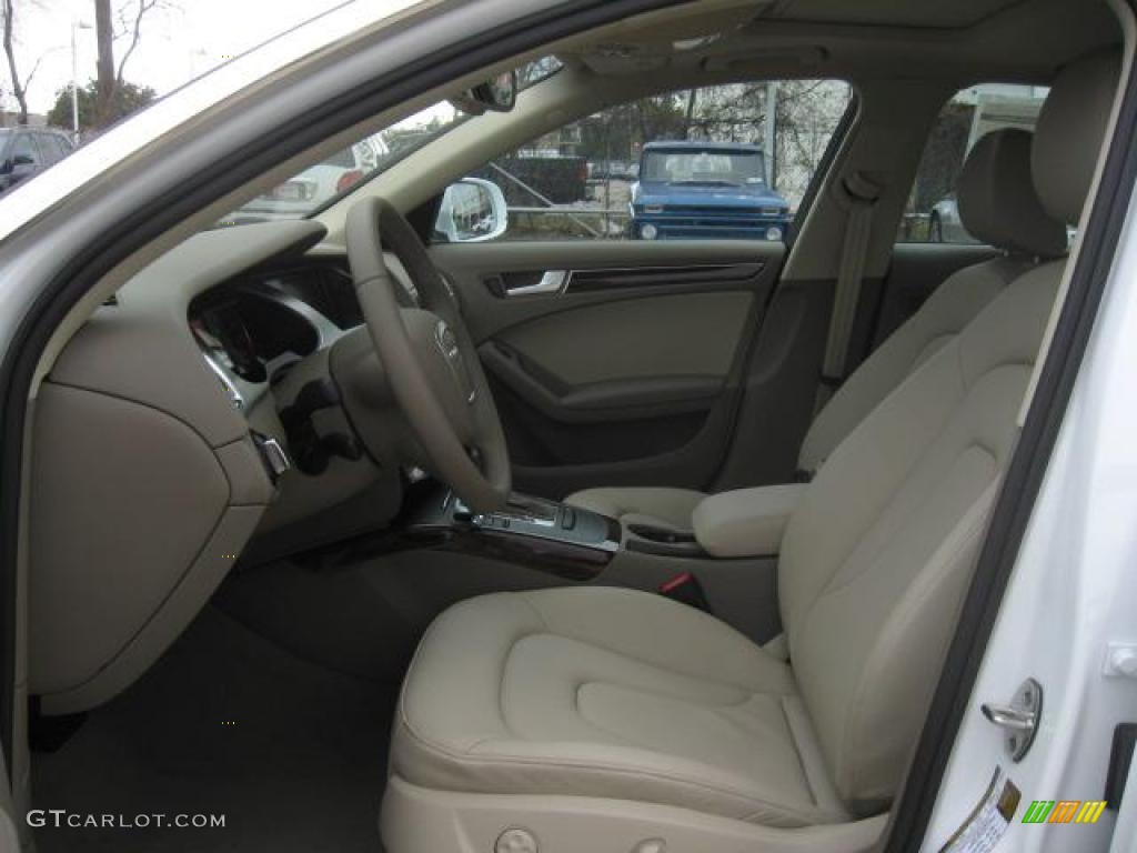 2011 A4 2.0T Sedan - Ibis White / Cardamom Beige photo #5