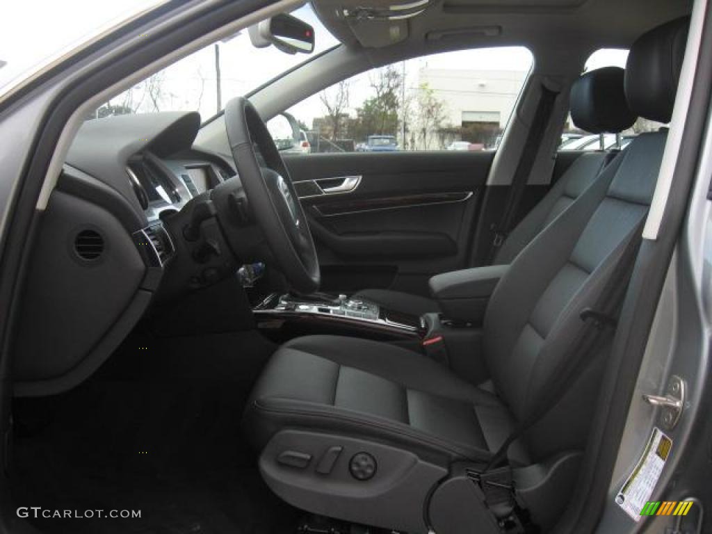 Black Interior 2011 Audi A6 3.0T quattro Sedan Photo #43447068