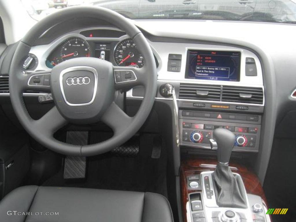 2011 Audi A6 3.0T quattro Sedan Black Dashboard Photo #43447084