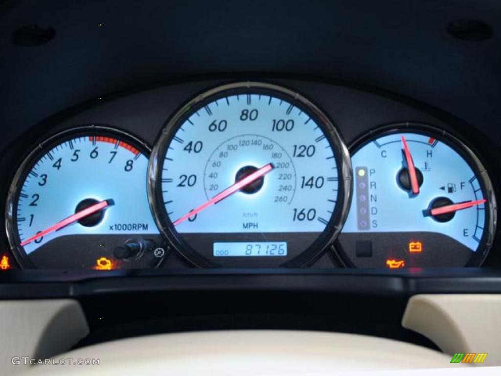 2004 Toyota Solara SLE V6 Coupe Gauges Photo #43447092