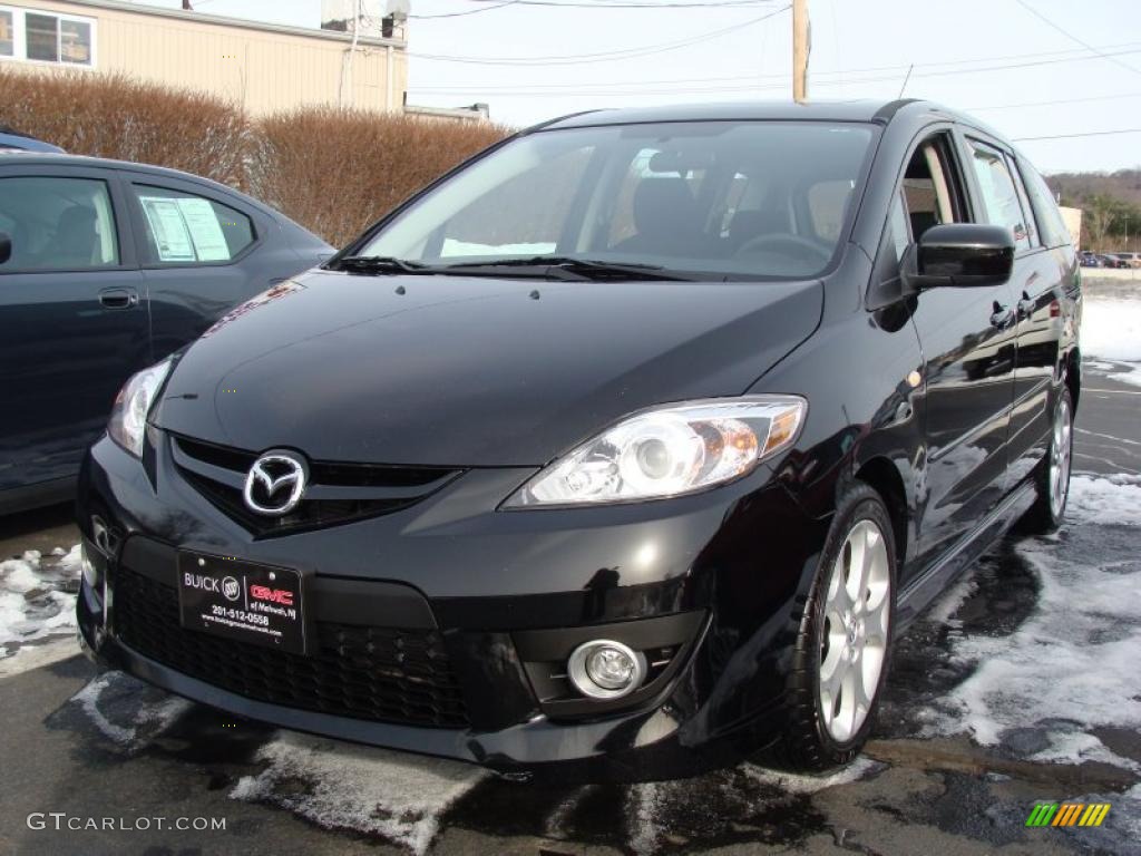 2008 MAZDA5 Sport - Brilliant Black / Black photo #1