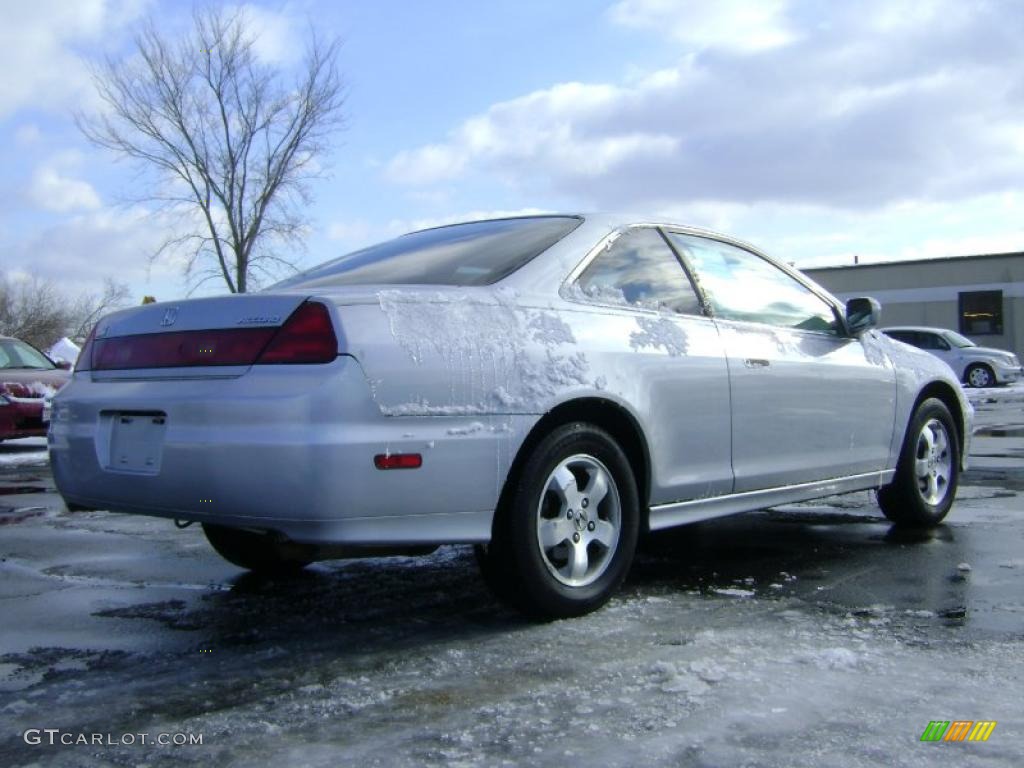 2002 Accord EX Coupe - Satin Silver Metallic / Charcoal photo #7