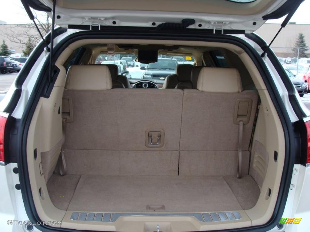 2008 Enclave CXL AWD - White Diamond Tri Coat / Cashmere/Cocoa photo #30