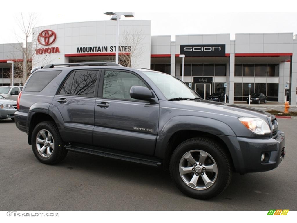 2008 4Runner Limited 4x4 - Shadow Mica / Stone Gray photo #1