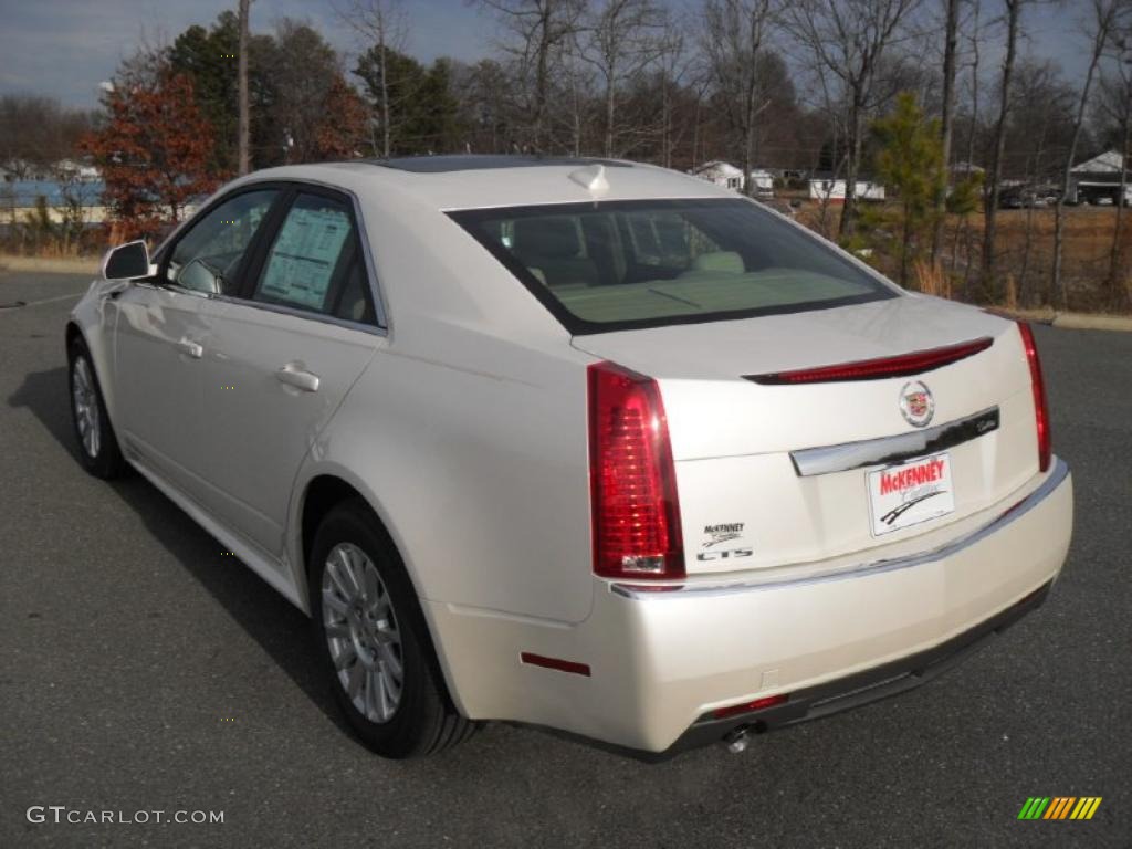 White Diamond Tricoat 2011 Cadillac CTS 3.0 Sedan Exterior Photo #43457092
