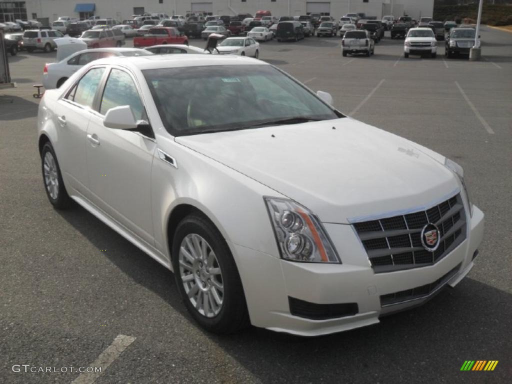 White Diamond Tricoat 2011 Cadillac CTS 3.0 Sedan Exterior Photo #43457152