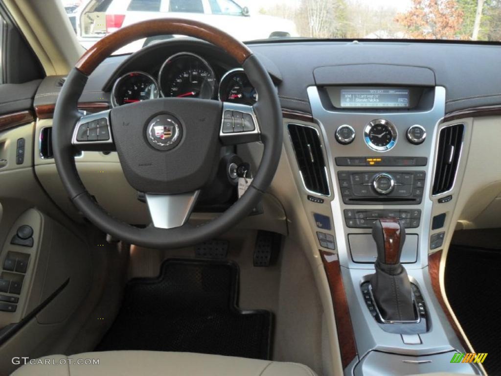 2011 Cadillac CTS 3.0 Sedan Cashmere/Cocoa Dashboard Photo #43457344
