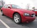 2010 Inferno Red Crystal Pearl Dodge Charger SE  photo #4