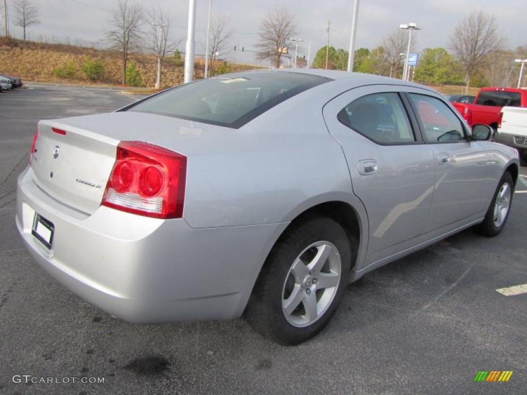 2010 Charger SE - Bright Silver Metallic / Dark Slate Gray photo #3