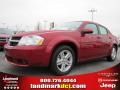 2010 Inferno Red Crystal Pearl Dodge Avenger Express  photo #1