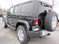 2011 Black Jeep Wrangler Unlimited Sahara 4x4  photo #2