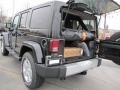 2011 Black Jeep Wrangler Unlimited Sahara 4x4  photo #8