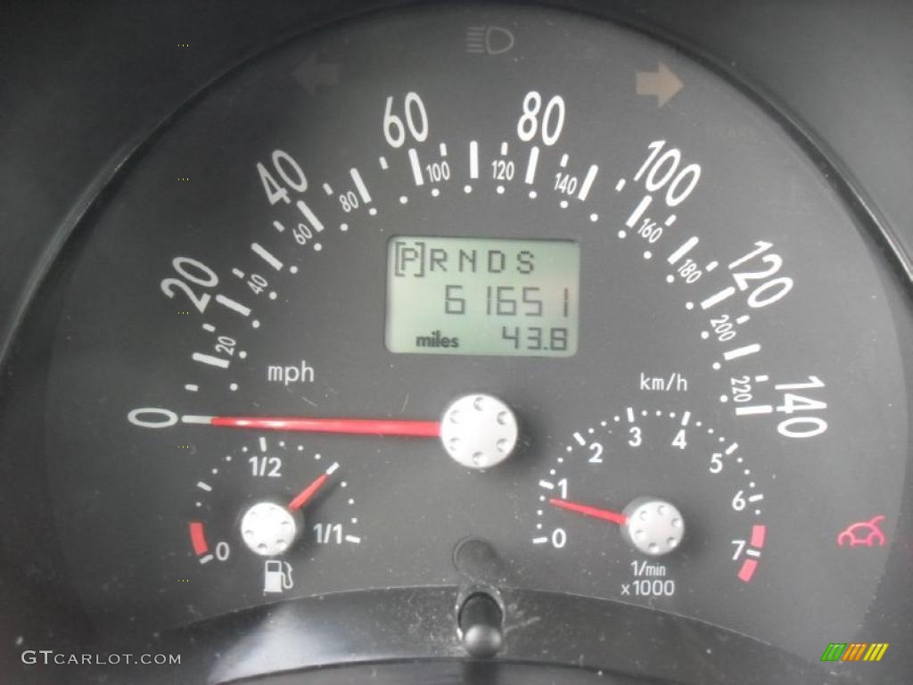 2005 Volkswagen New Beetle GL Coupe Gauges Photo #43462094