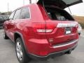 2011 Inferno Red Crystal Pearl Jeep Grand Cherokee Overland  photo #9