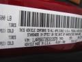 PRH: Inferno Red Crystal Pearl 2011 Jeep Grand Cherokee Overland Color Code