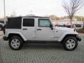 2010 Bright Silver Metallic Jeep Wrangler Unlimited Sahara 4x4  photo #6