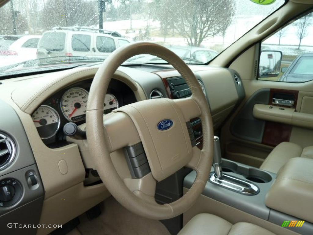 2006 F150 XLT SuperCrew 4x4 - Dark Toreador Red Metallic / Tan photo #12