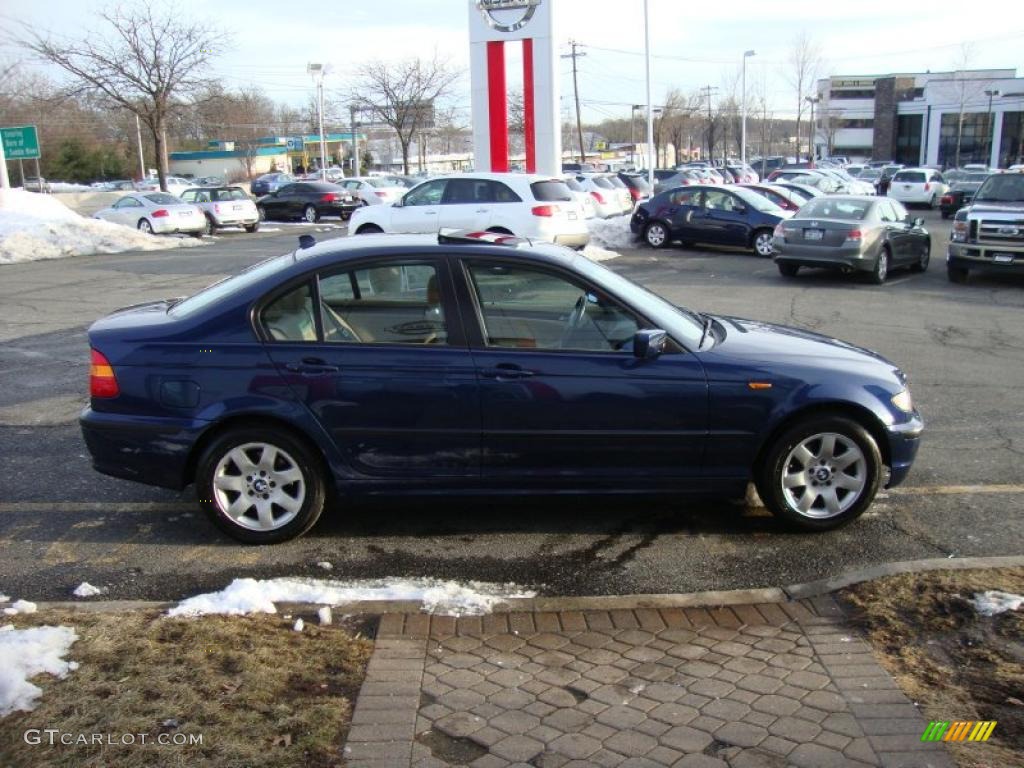 2005 3 Series 325xi Sedan - Orient Blue Metallic / Sand photo #7