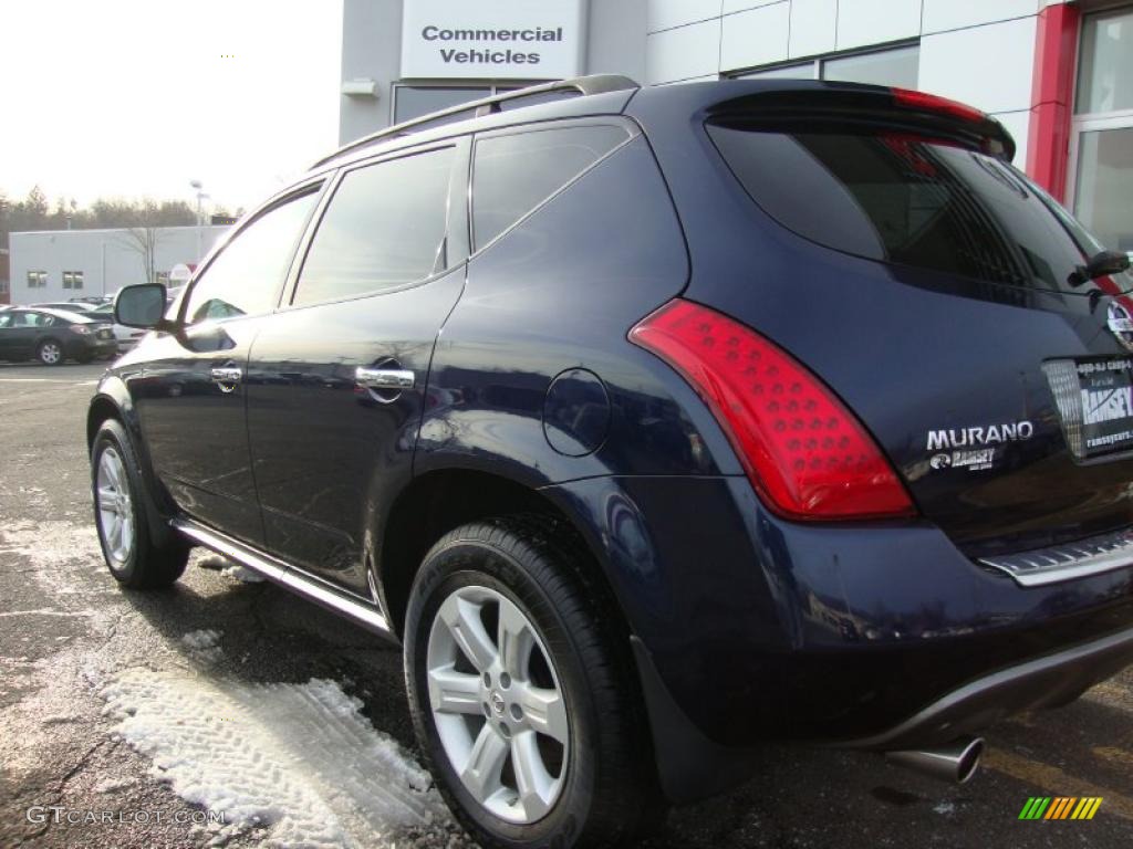 2007 Murano SL AWD - Midnight Blue Pearl / Charcoal photo #3