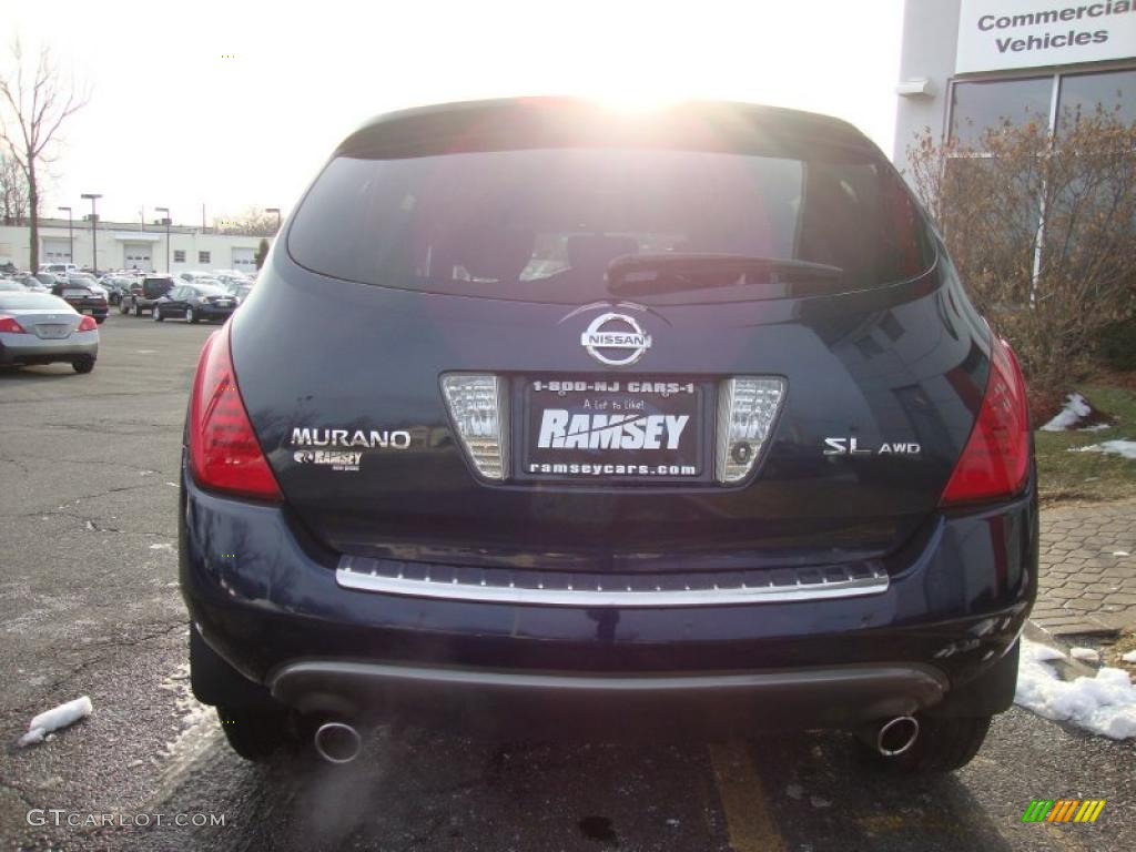 2007 Murano SL AWD - Midnight Blue Pearl / Charcoal photo #7