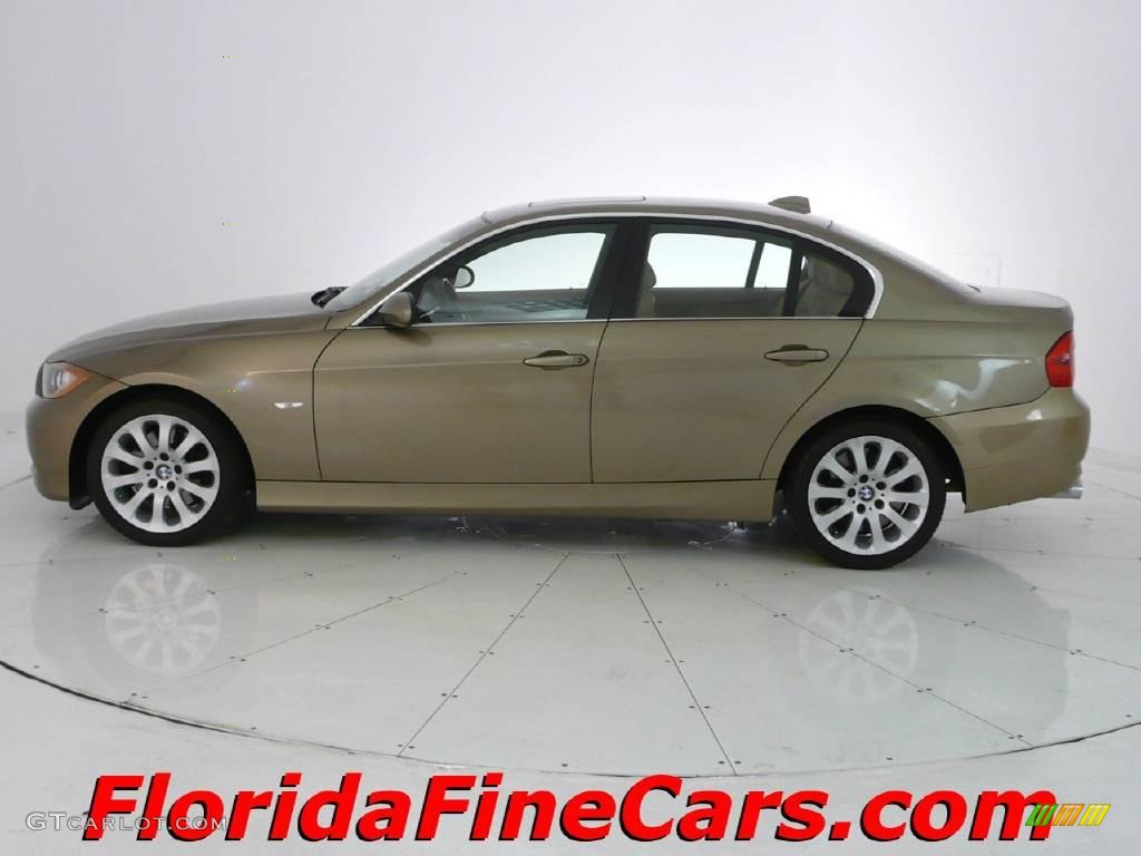 2006 3 Series 330i Sedan - Sonora Metallic / Beige photo #3