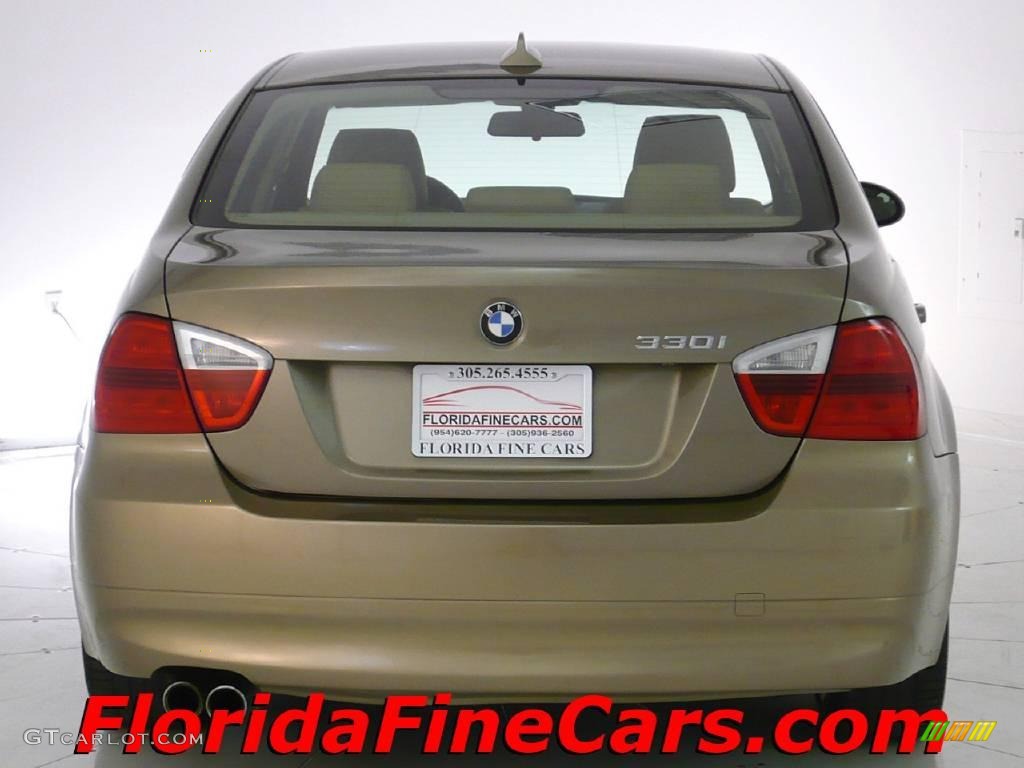 2006 3 Series 330i Sedan - Sonora Metallic / Beige photo #6