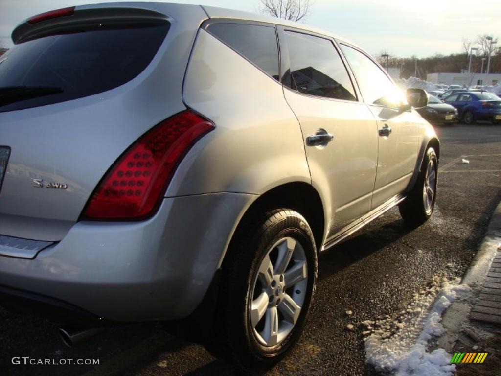 2007 Murano S AWD - Brilliant Silver Metallic / Charcoal photo #7