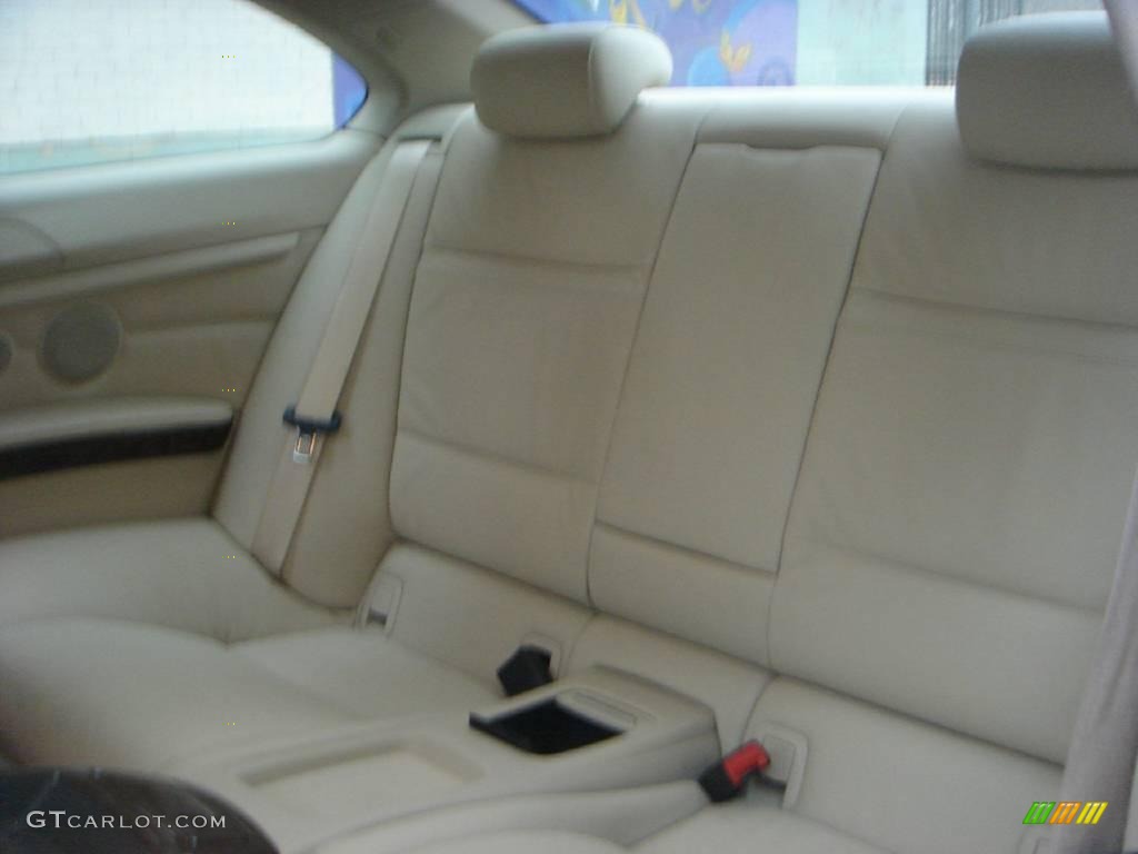 2007 3 Series 328xi Coupe - Jet Black / Cream Beige photo #7