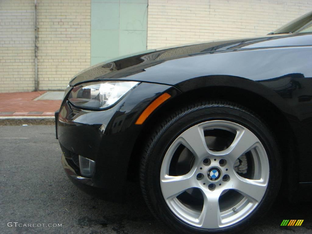 2007 3 Series 328xi Coupe - Jet Black / Cream Beige photo #12
