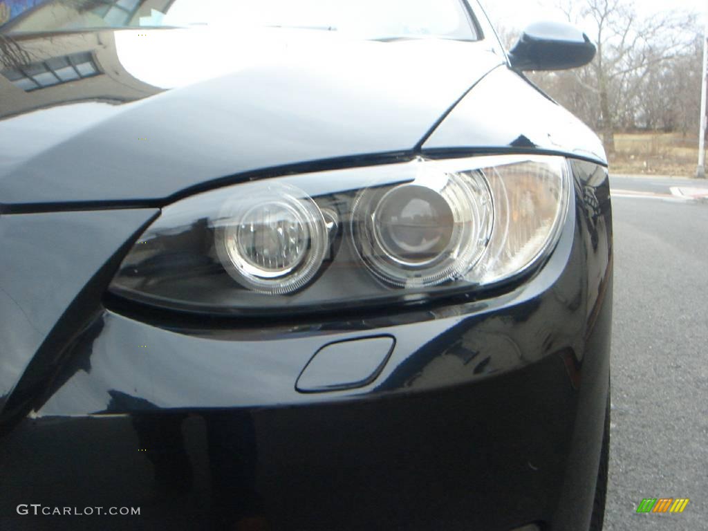 2007 3 Series 328xi Coupe - Jet Black / Cream Beige photo #13
