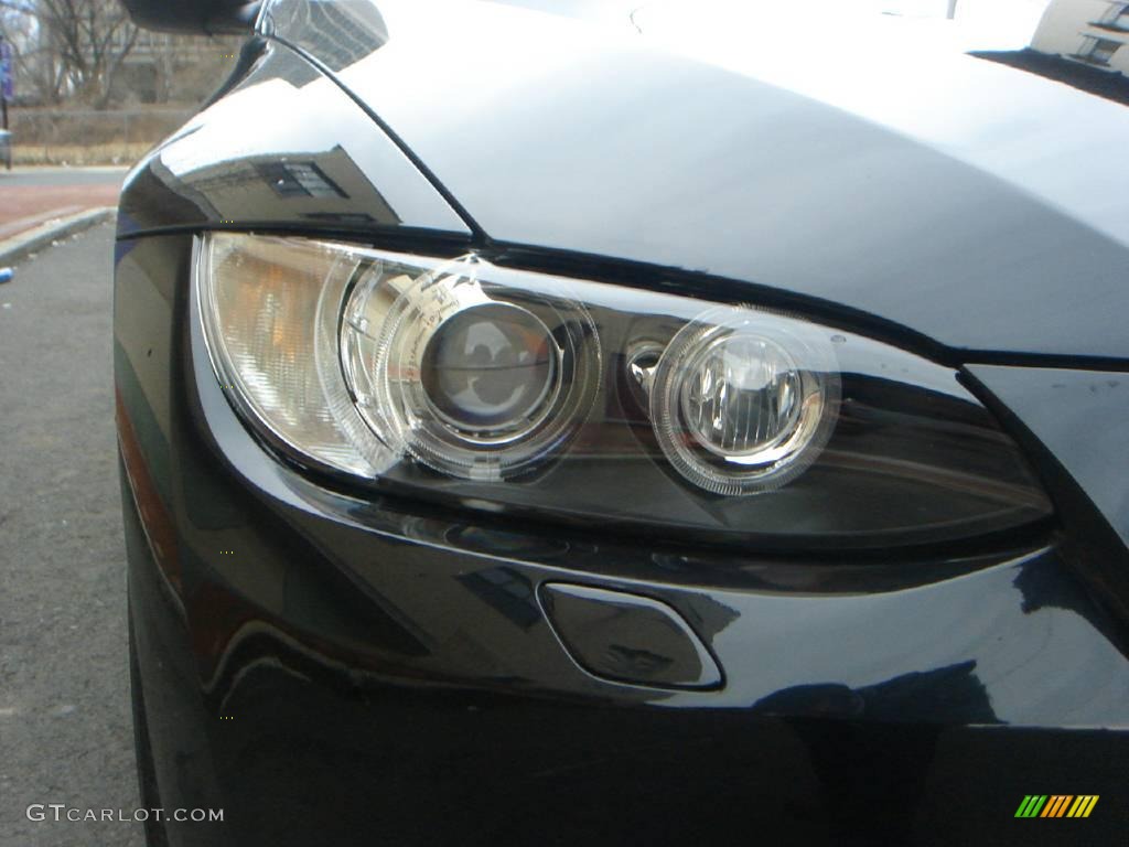 2007 3 Series 328xi Coupe - Jet Black / Cream Beige photo #14