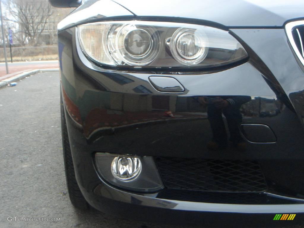 2007 3 Series 328xi Coupe - Jet Black / Cream Beige photo #15