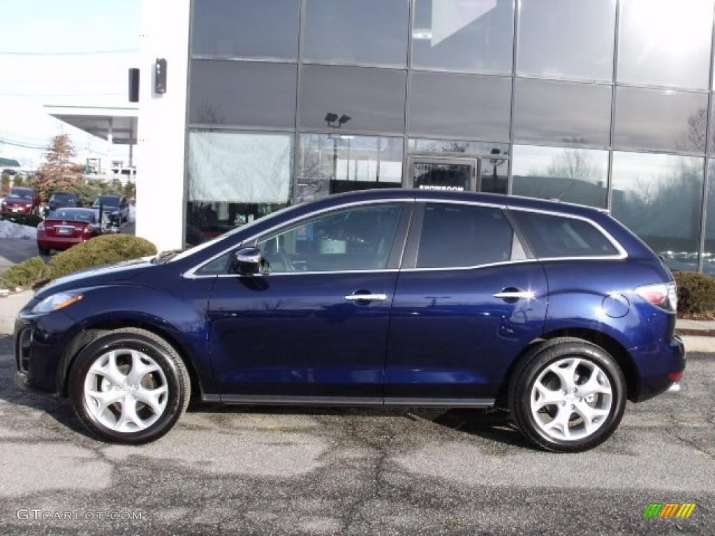 Stormy Blue Mica 2010 Mazda CX-7 s Grand Touring AWD Exterior Photo #43467858