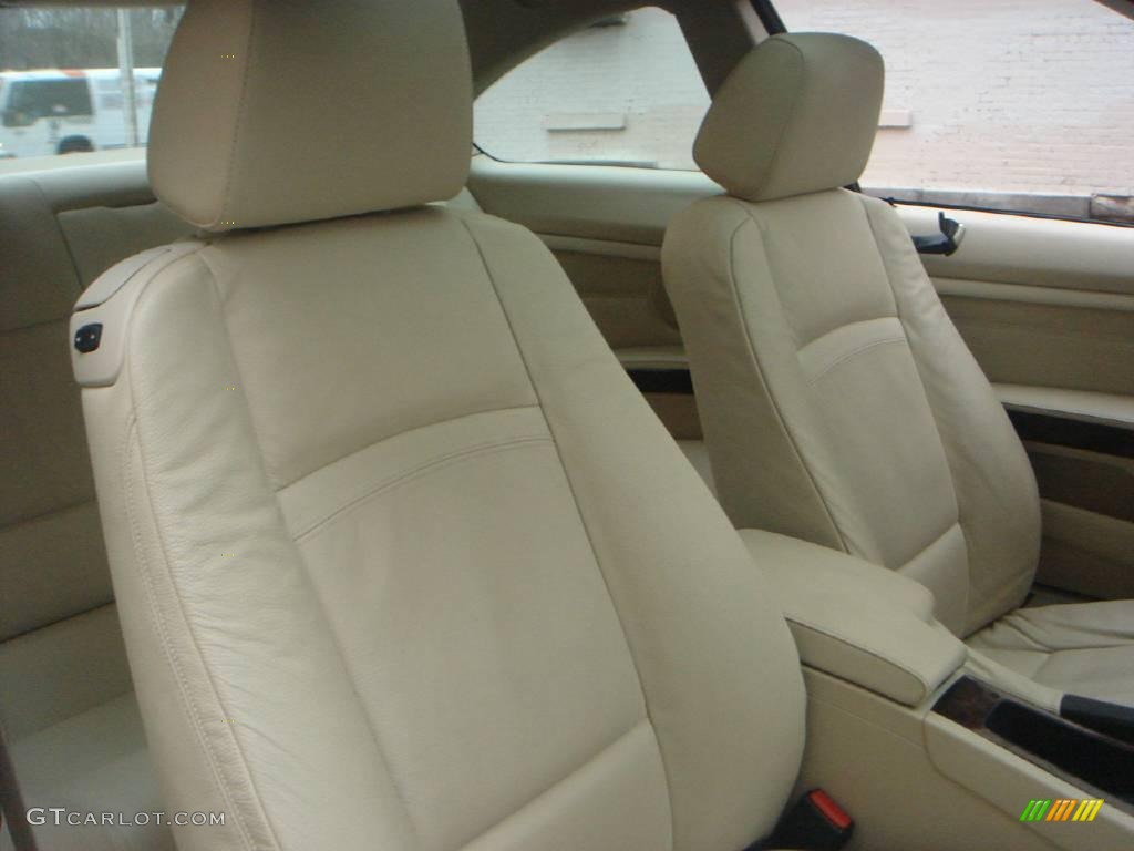 2007 3 Series 328xi Coupe - Jet Black / Cream Beige photo #20