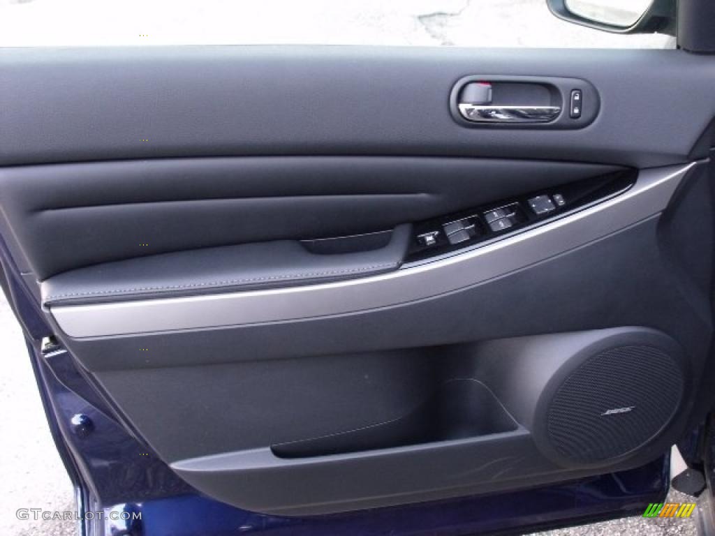 2010 Mazda CX-7 s Grand Touring AWD Black Door Panel Photo #43468058