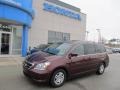 2007 Dark Cherry Pearl Honda Odyssey EX-L  photo #1