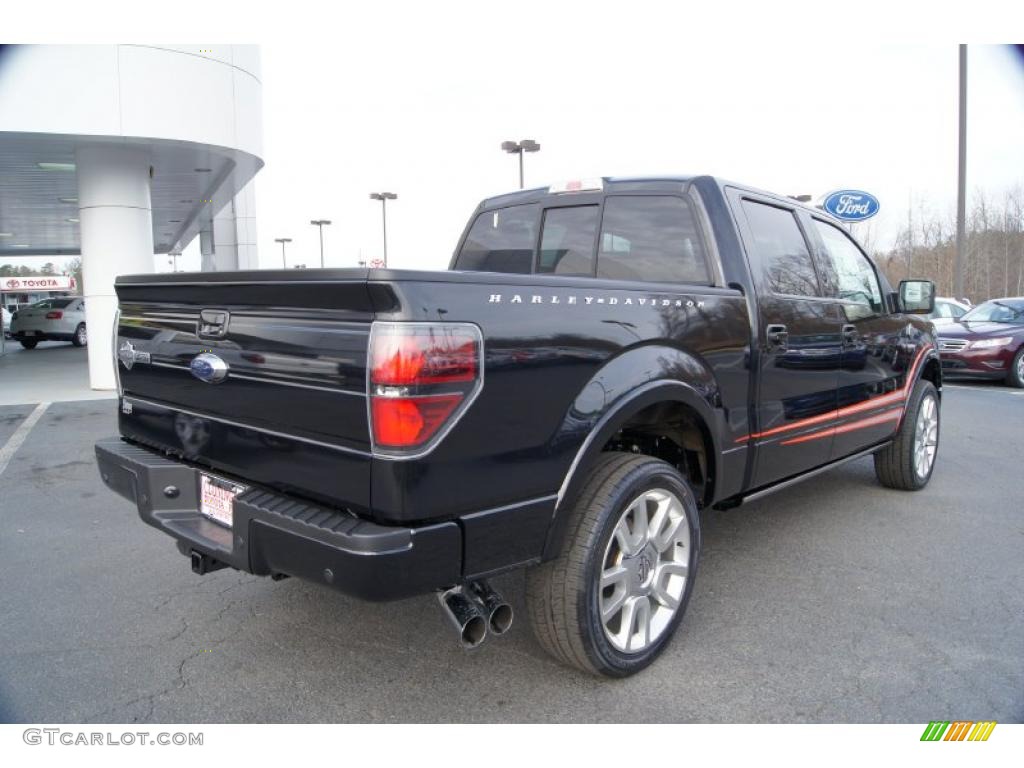 Tuxedo Black Metallic 2011 Ford F150 Harley-Davidson SuperCrew 4x4 Exterior Photo #43472587