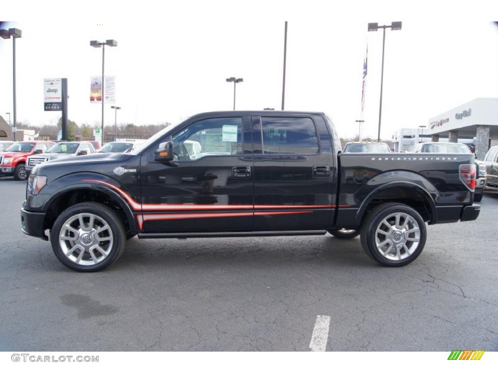 Tuxedo Black Metallic 2011 Ford F150 Harley-Davidson SuperCrew 4x4 Exterior Photo #43472618