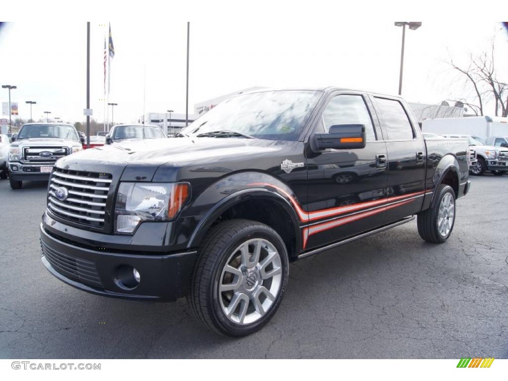 Tuxedo Black Metallic 2011 Ford F150 Harley-Davidson SuperCrew 4x4 Exterior Photo #43472636